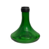 Vas de sticla,verde,pentru  narghilea mare