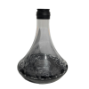 Vas Sticla black pentru narghilea mare