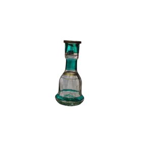Vas de sticla ,verde,pentru narghilea orientala,mare