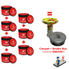 PROMO75: 7 Arome + 1 Creuzet + Smoke Box + Transport (gratuit)